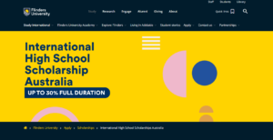 Flinders University International High School Scholarships 2025